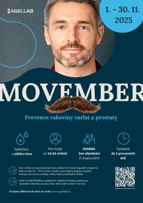 MOVEMBER: Listopad – měsíc knírů a zdravé prostaty